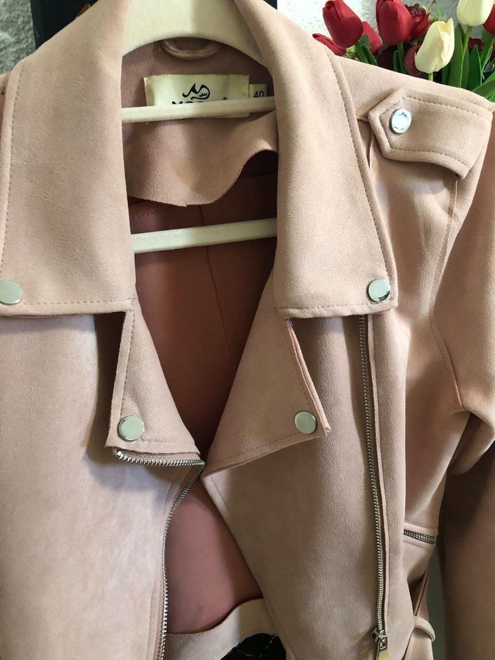 Vestes: Damen Velur Jacke L puderrosa – D'occasion à Tägerwilen par makcode09 3