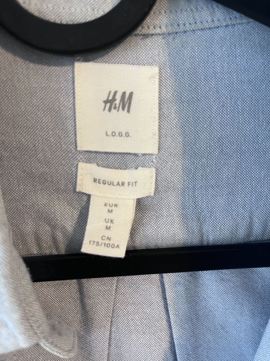 Camicie: H&M Herrenhemd, Gr. M, Hellblau, – Usato da Bern venduto da dan_h5yr 3
