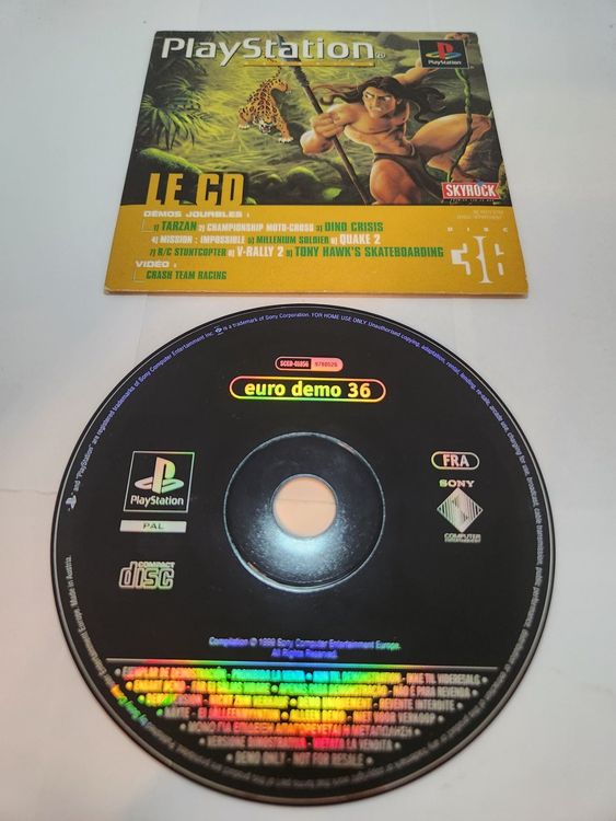 Euro Demo (France) 47 - Disque Démo PlayStation 1 (PS1) - Version PAL - Très Bon état - Pour Collection