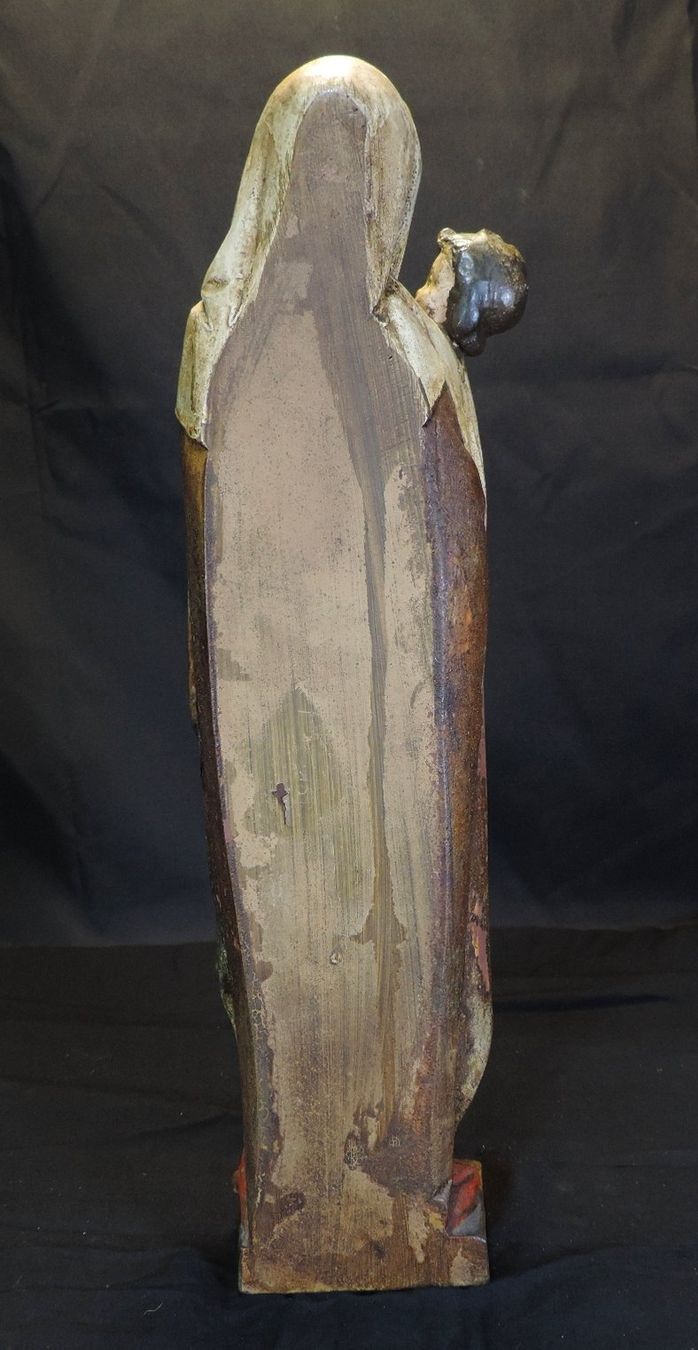 Statuette: Alte Madonna mit Kind, Schnitzerei, Heiligenfigur – Usato da Duggingen venduto da doogbua 3