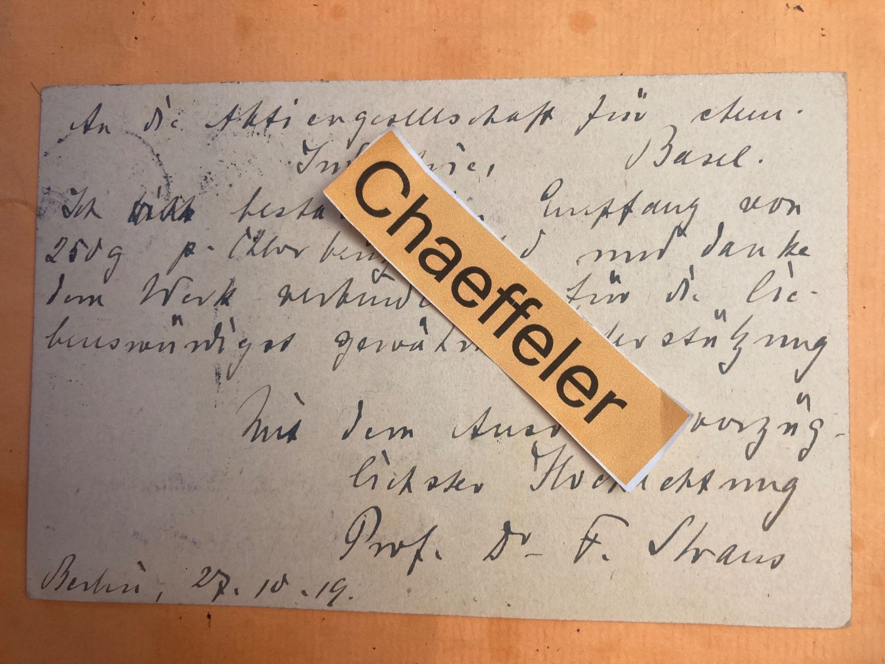 Tutti i francobolli: Deutsche Postkarte 1919 – Usato da Zürich venduto da Chaeffeler 1