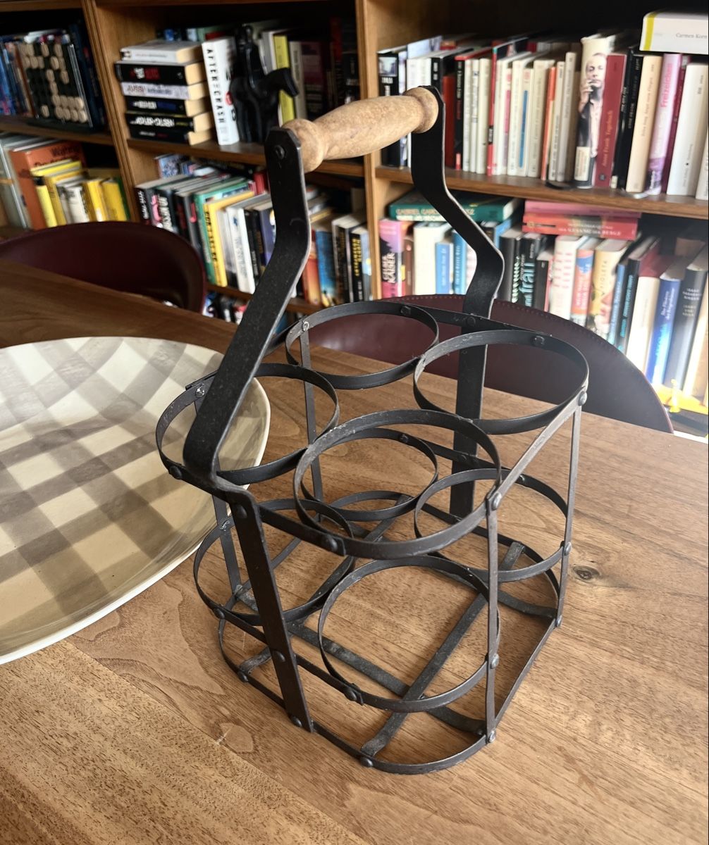Altro per la casa: Flaschenhalter Flaschenkorb Weinregal Picknick – Usato da Zollikon venduto da Budulinek123 3