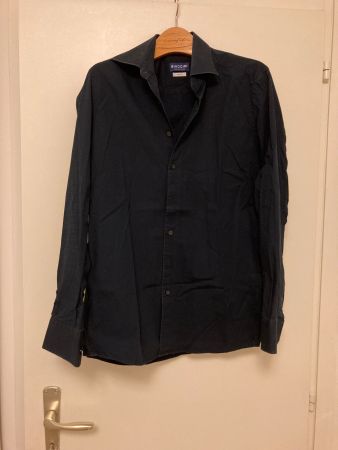 Ab 13.- Hemd Biaggini blau Charles Vögele slim fit M 39