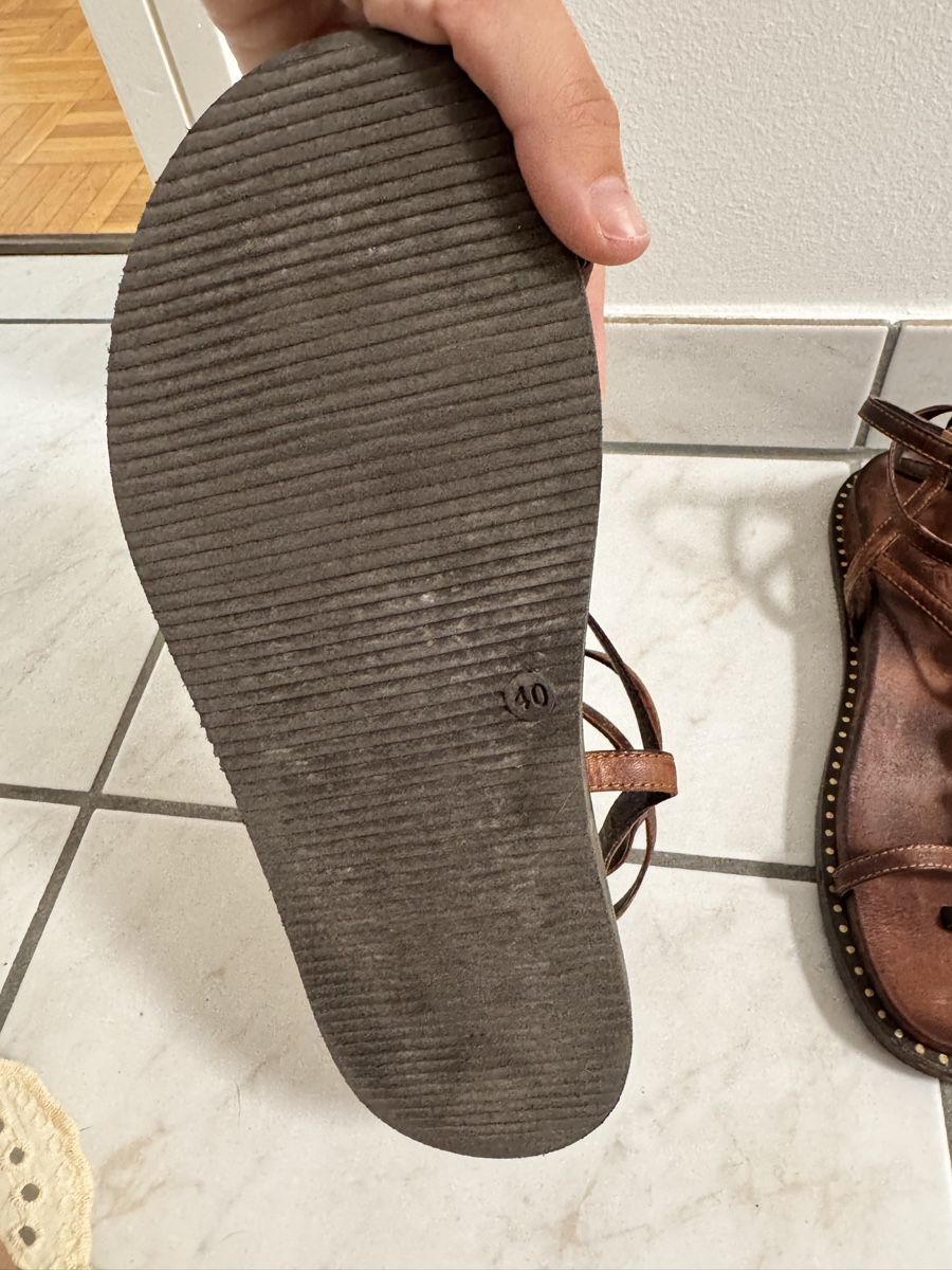 Damenschuhe: Sandali in pelle marrone Tg 40 – Gebraucht aus Porza von kaj_d5q7 2
