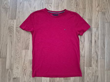 Tommy Hilfiger T-Shirt Gr. M * rot * organic cotton