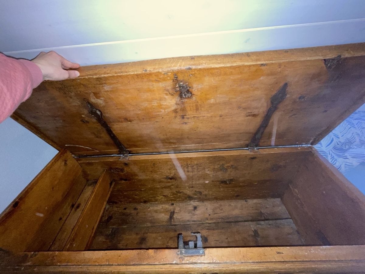 Cassapanche: Antike Truhe mit Holzintarsien – Usato da Niedermuhlern venduto da ste_c5h9 1