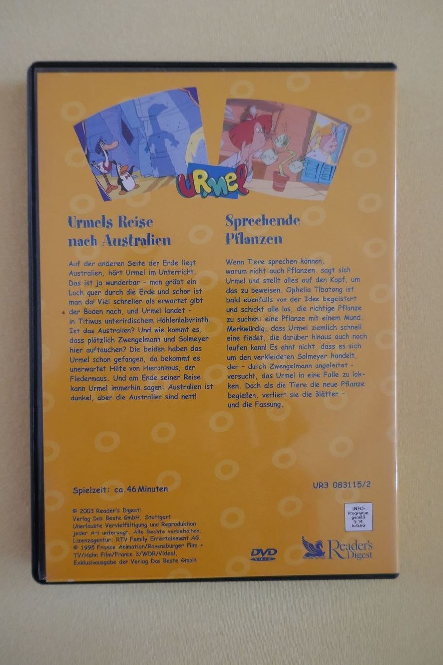 Tutti i DVDs: DVD Urmel: 2 Filme – Usato da Horgen venduto da Feli39 1