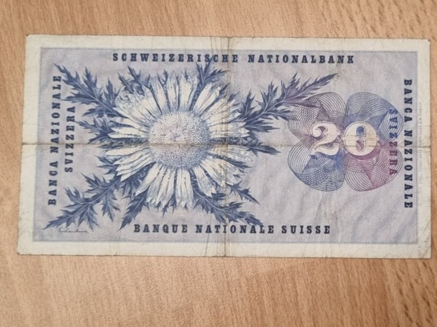 Banknoten: Note 20 FR 1956 – Gebraucht aus Bure von chap981 1