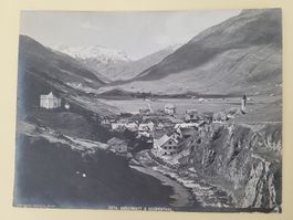 grosse Foto Andermatt Uri um 1900