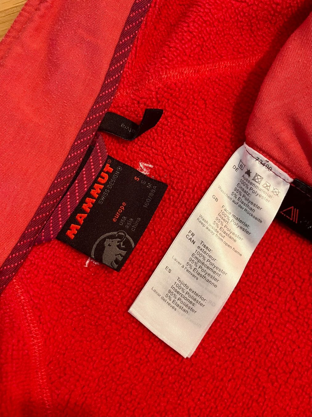 Mammut Pullover & Sweatshirts: Pullover Jacke MAMMUT, Taille S, rouge – Gebraucht aus Basel von tina_2026 4