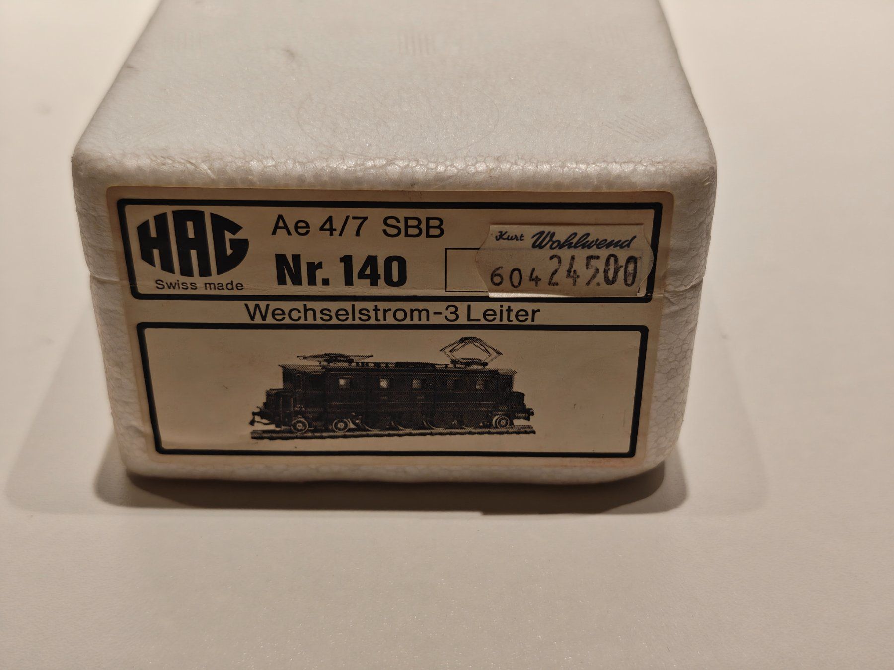 Hag Modellini di ferrovie: Hag Nr. 140 Ae 4/7 SBB – Usato da Braunau venduto da Homersimpson 1
