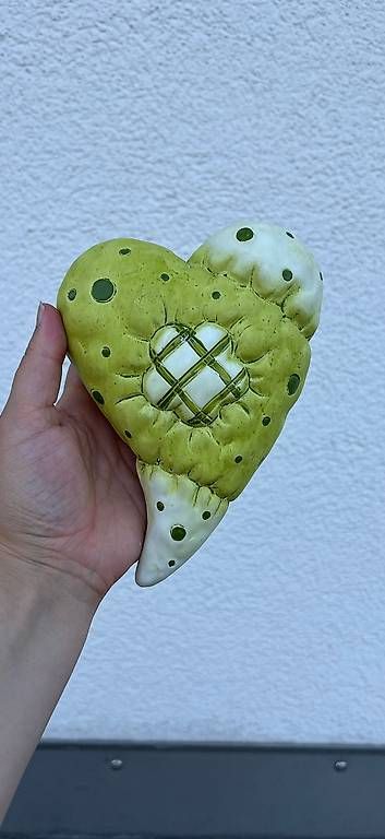 Toutes les décorations: 2 grüne Dekoherzen – D'occasion à Sarnen par Sejosa15 1