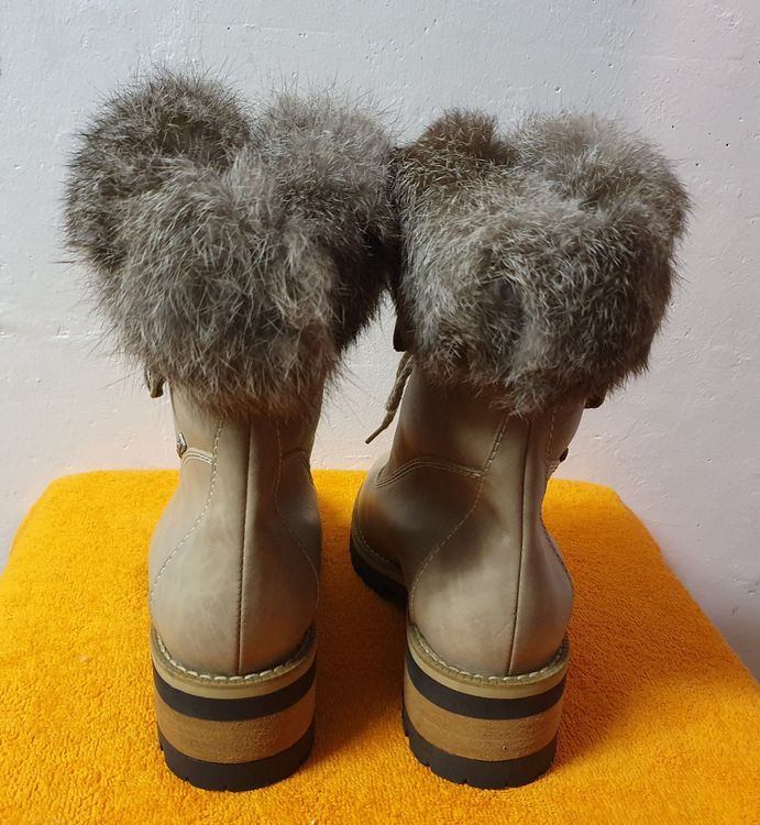 Neu: Via Mala Stiefel Trachtenlook, gefüttert, warm, 36 1/2 (Neu