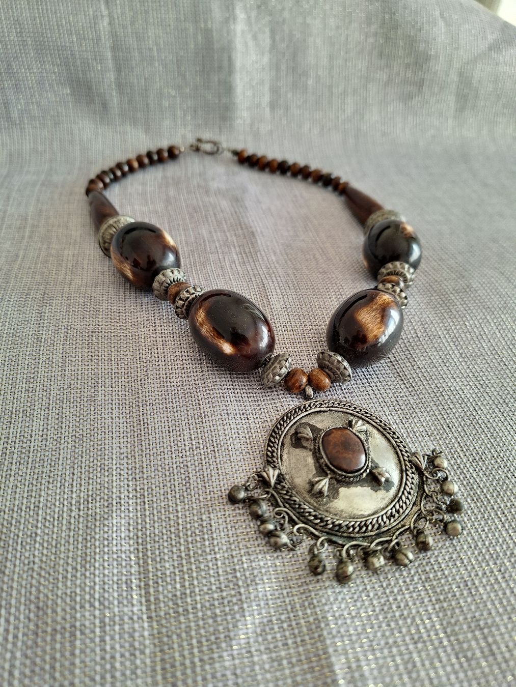 Catenine: Collier bohème ethnique avec pendentif – Usato da Lutry venduto da Sim_Sta 8