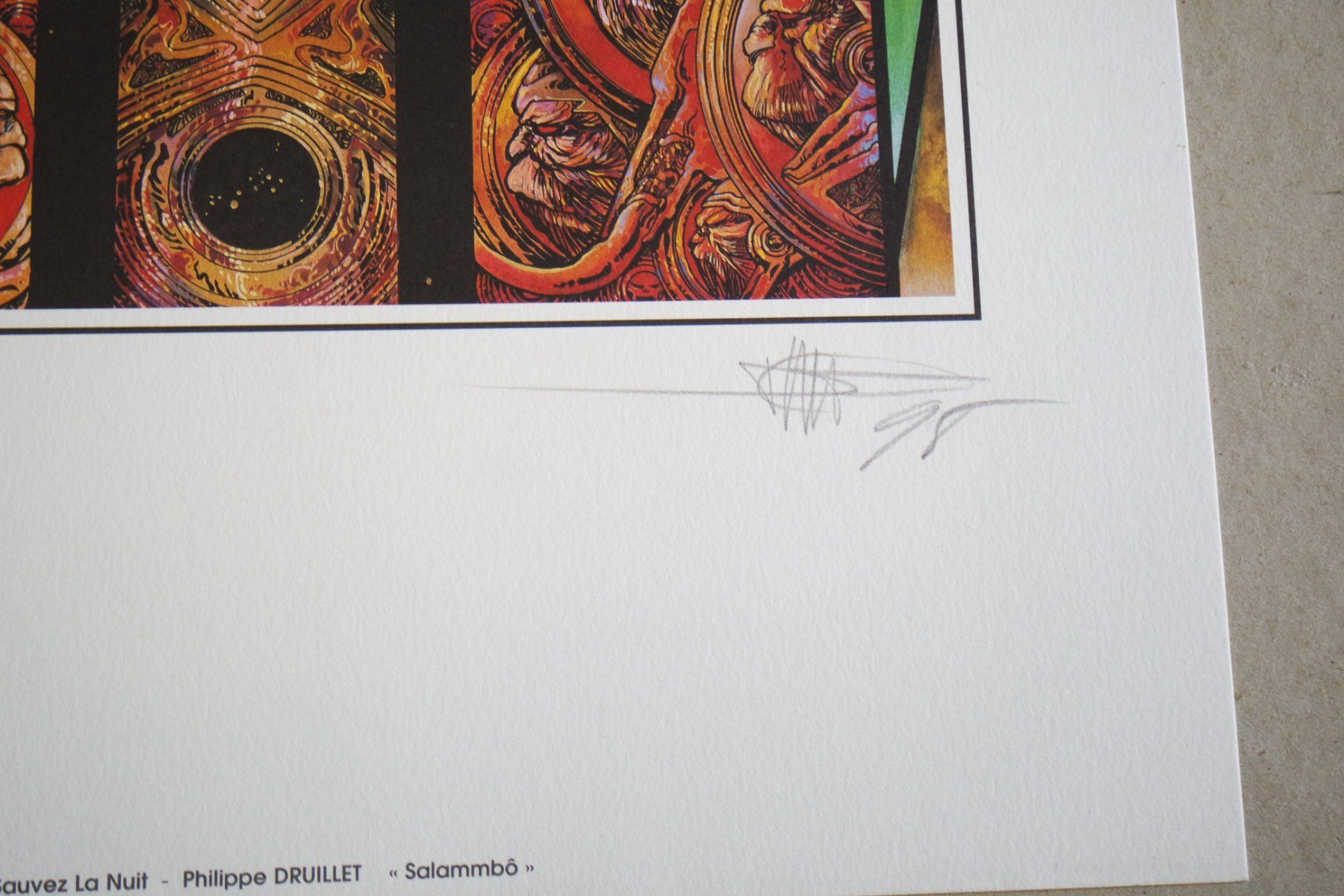 Fumetti: SÉRIGRAPHIE DE DRUILLET NUMÉROTÉE ET SIGNÉE – Usato da Avenches venduto da WEBHobby 1