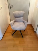 Gemütlicher Drehstuhl Cord modern, top Zustand