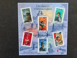 Frankreich 2003 Destinees romantesques  Block Erstag  (A426)