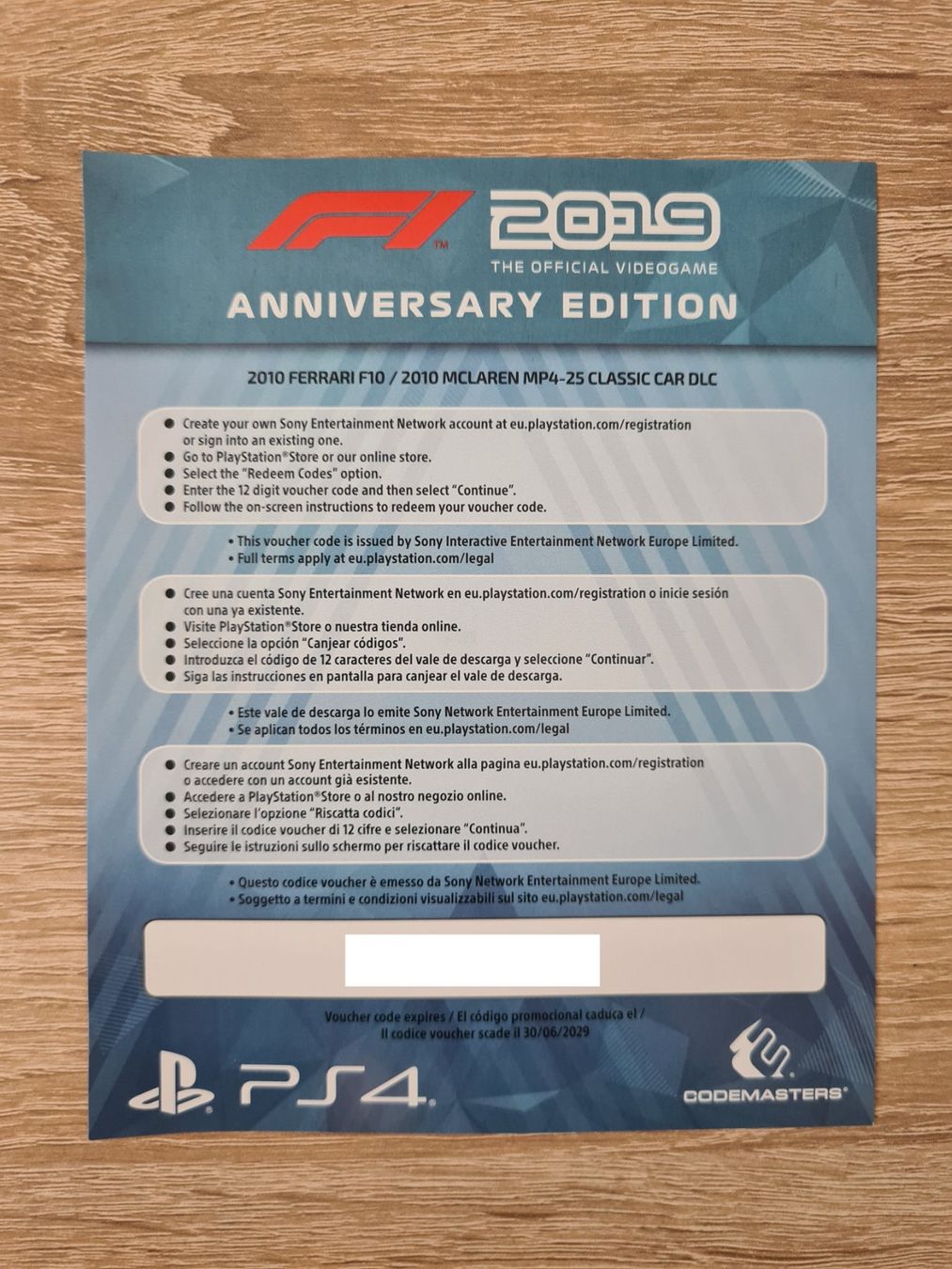Spiele: F1 2019 Anniversary Edition (Multilanguage) - PS4 – Gebraucht aus Carouge GE von Gasco 3