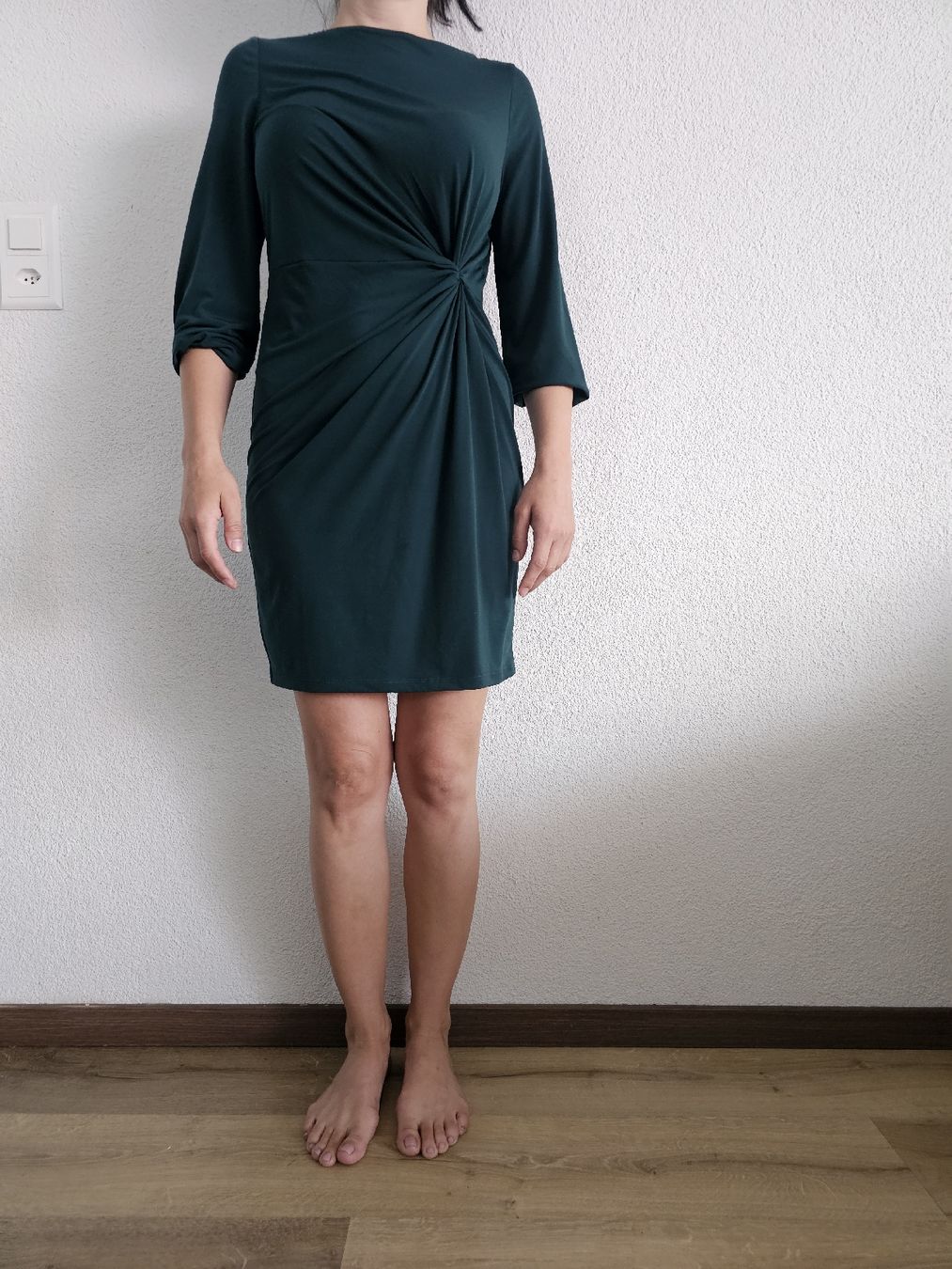 Vestiti: Dunkelgrünes Vero Moda Kleid Gr. S  – Usato da Grosshöchstetten venduto da Qenko