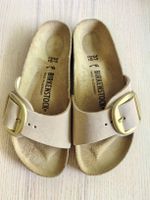 Birkenstock Madrid Big Buckle Naturleder Nubuk - Sandcastle