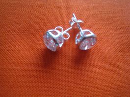 925 Silberohrstecker mit Zirkonia