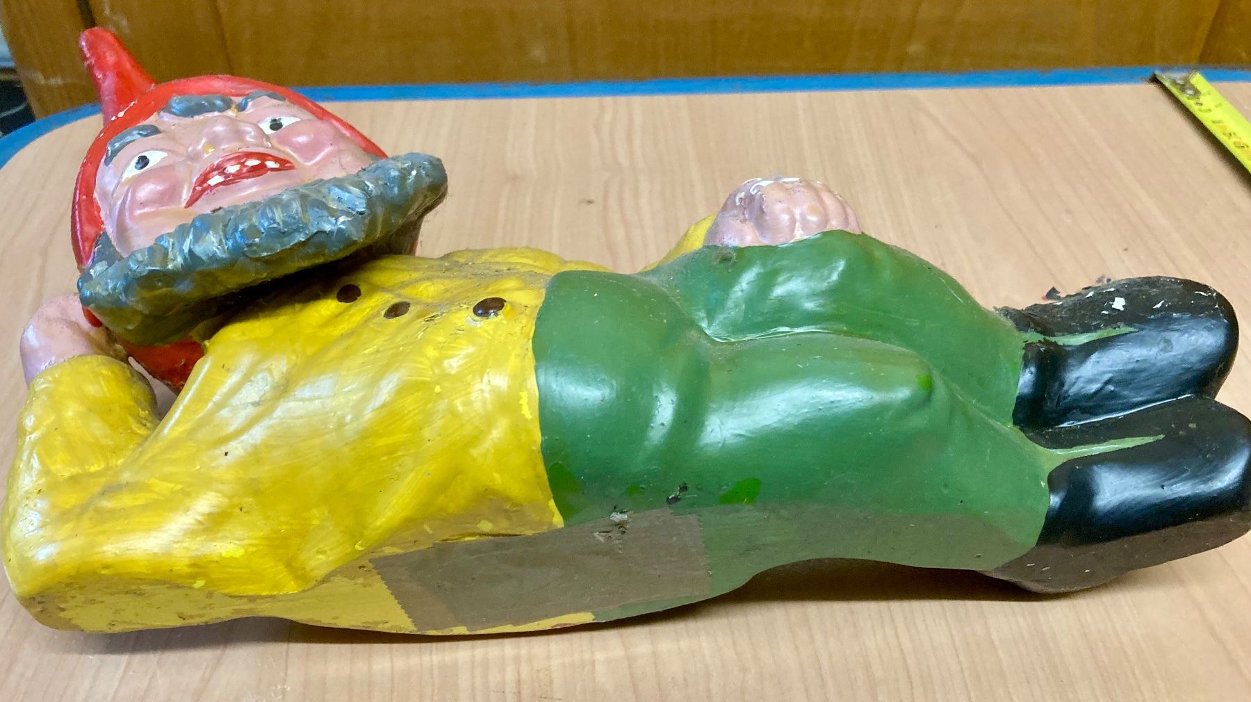 Statuette: Gartenzwerg antik - Der Faulenzer - – Difettoso da Rüegsauschachen venduto da Andyalfredo 3
