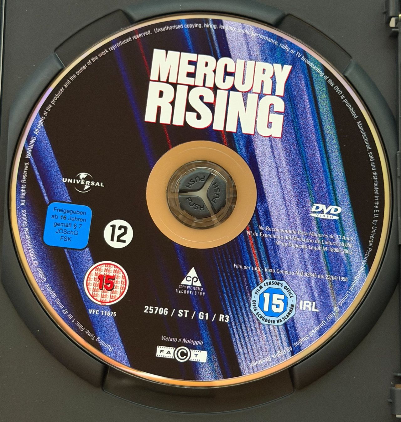 Tutti i DVDs: Code Mercury (1998) - DVD – Usato da Semsales venduto da __Florian__ 3