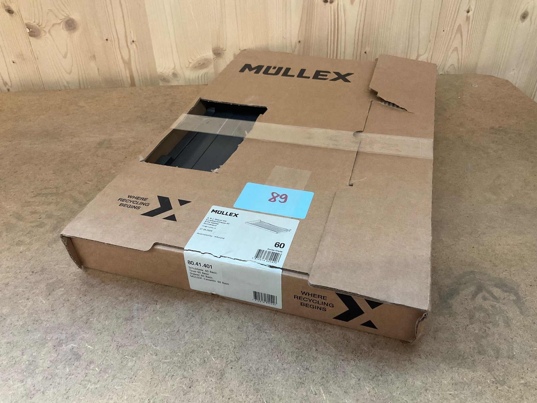 Müllex Abfalleimer: 089 Müllex Schublade 60 Basic komplett – Neu (gemäss Beschreibung) aus Derendingen von Meisterstuecke 4
