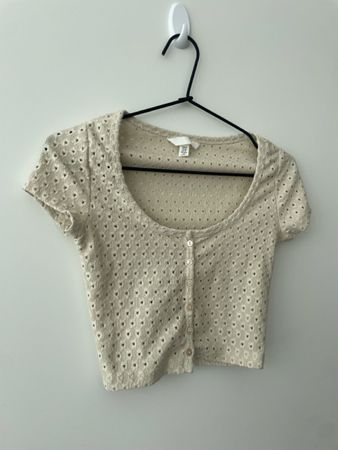 Sommerliches Oberteil beige Grösse XS