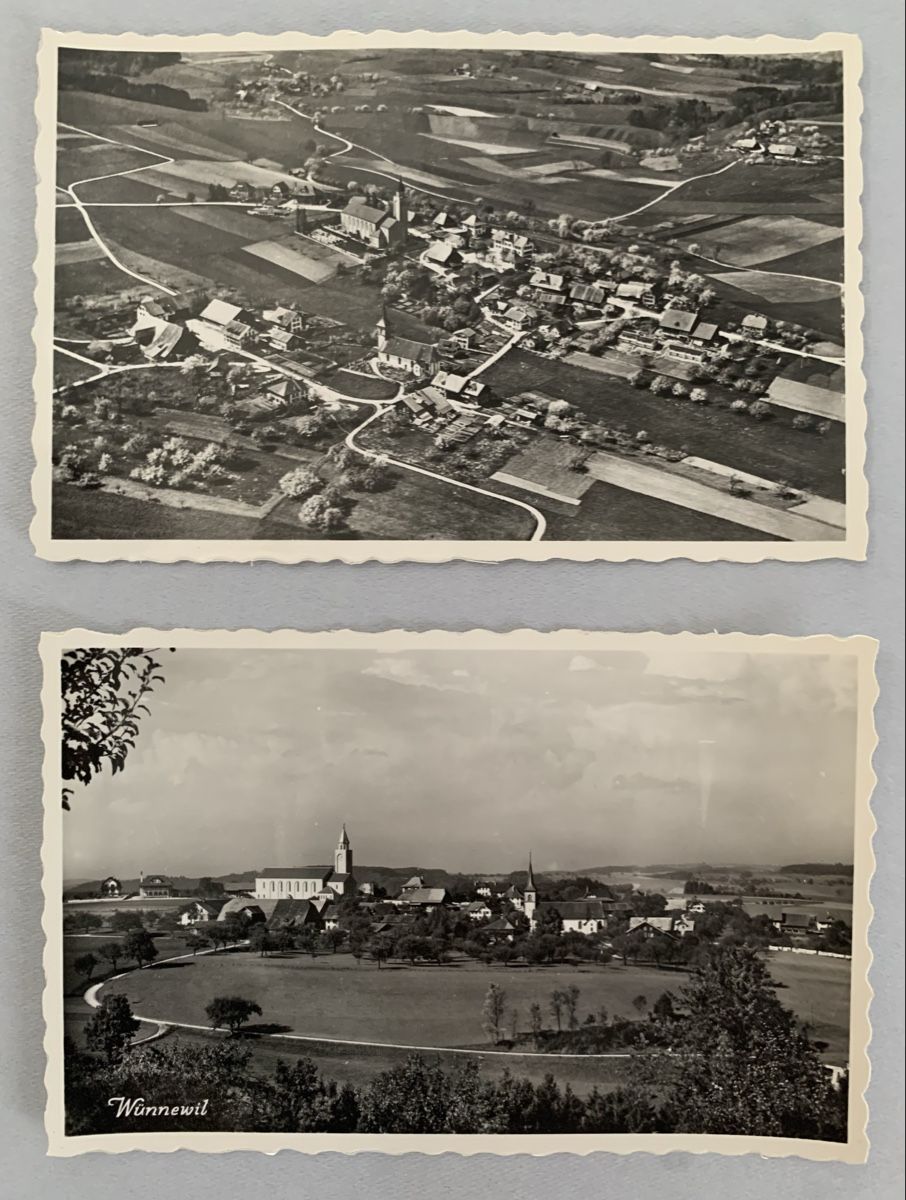 Cartoline postali: Ansichtskarten Schweiz - Wünnewil FR – Usato da Düdingen venduto da polytropon_5