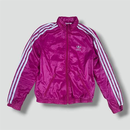 Adidas shiny pink y2k rainjacket vintage regenjacke cottage