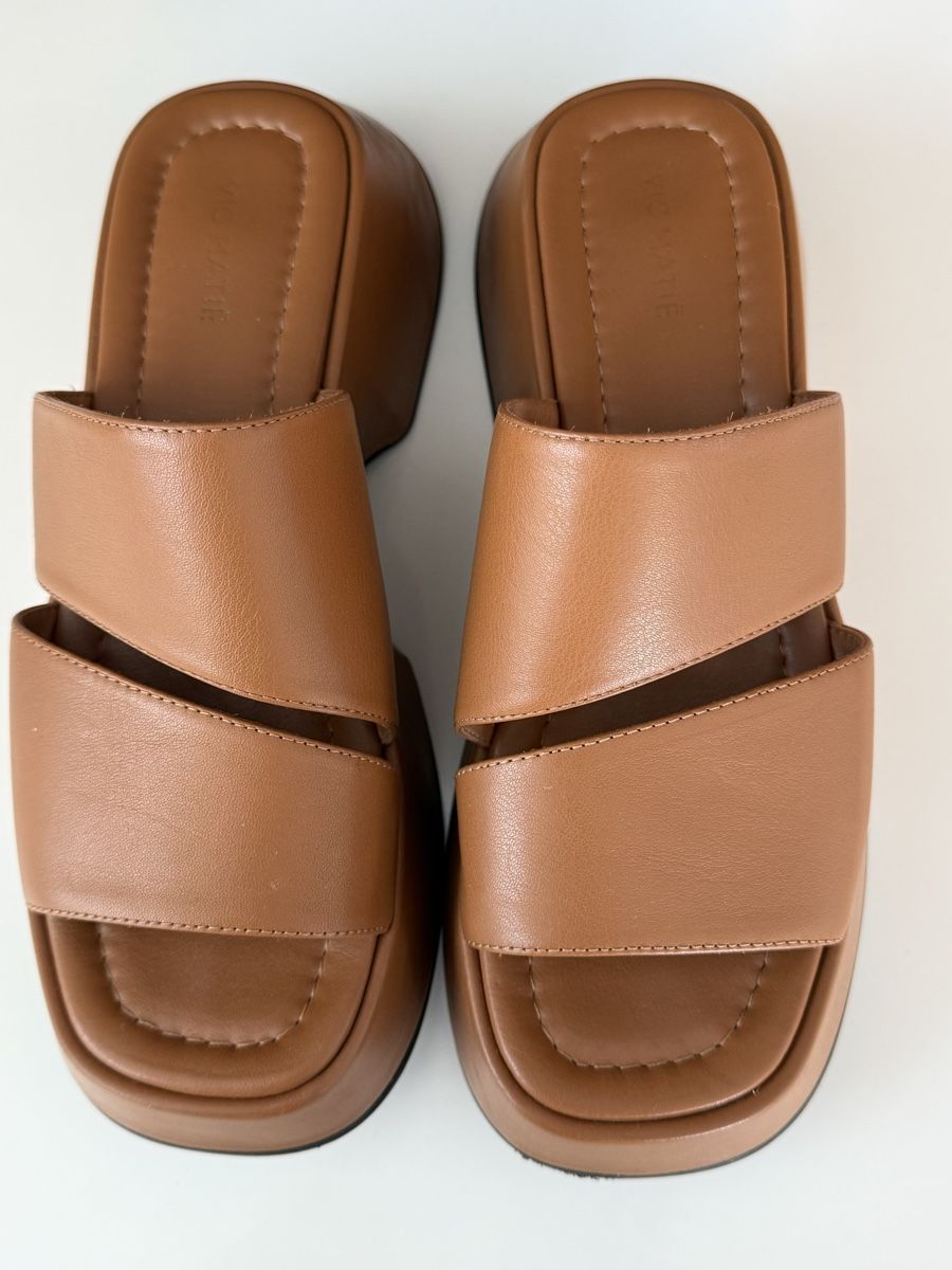 Vic Matié Damenschuhe: Vic Matié Mules cognac, Gr. 38,5 – Neu (gemäss Beschreibung) aus Hergiswil NW von Kaktus34 2
