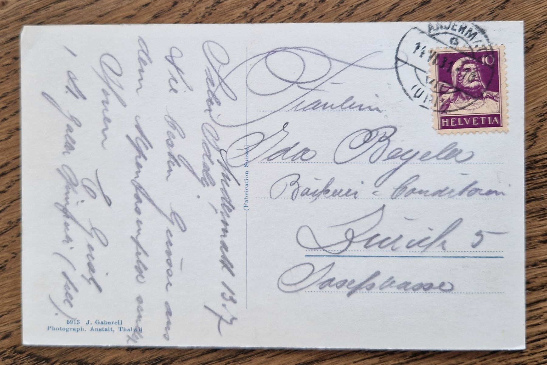 Cartoline postali: Andermatt gegen die Schöllenen 1931 – Usato da Ebikon venduto da Donar50 1