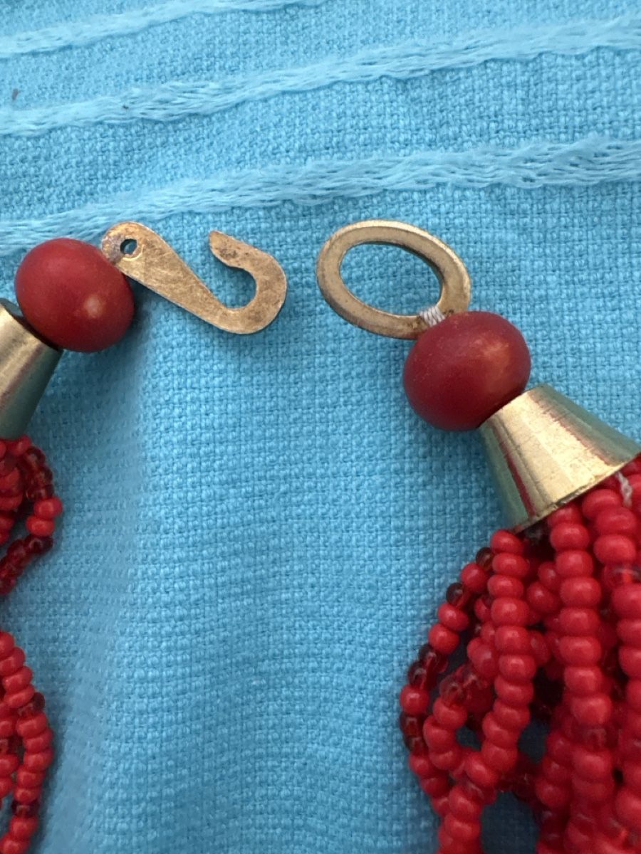 Catenine: Kette rot Perlen  – Usato da Zürich venduto da Sundaygirl 1