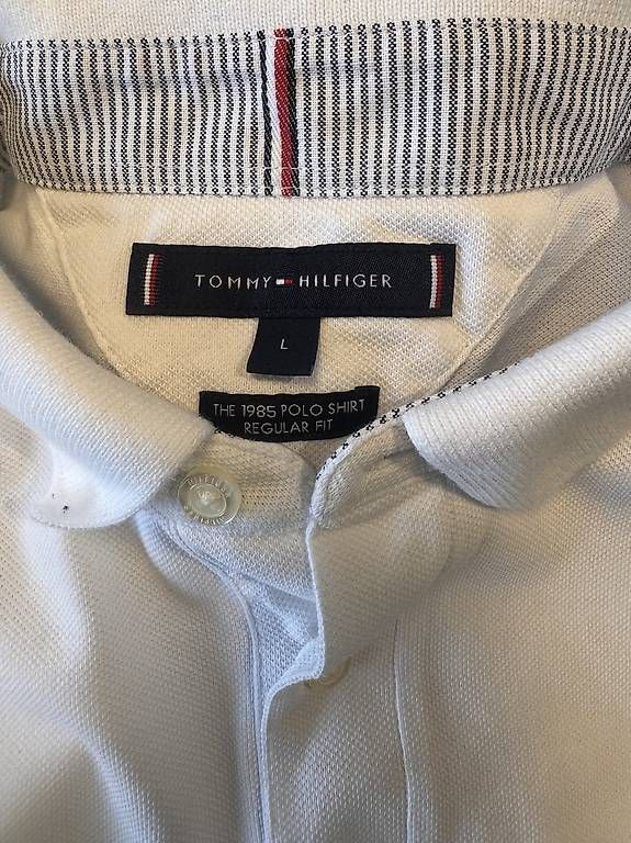 Polos: Polo Tommy Hilfiger taille L, blanc  – D'occasion à Gland par est_thw6 3
