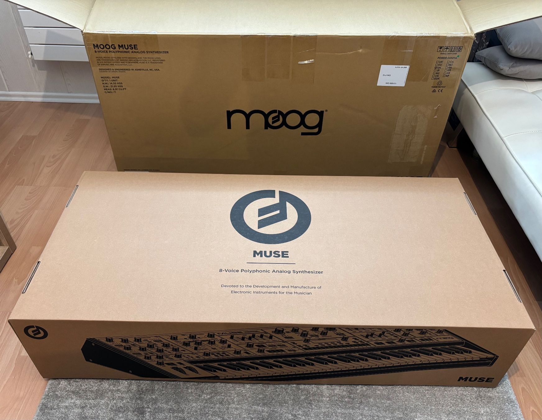 Moog Strumenti musicali: Moog Muse, neuf sous garantie – Nuovo e nell'imballaggio originale da Avenches venduto da tekno75 5