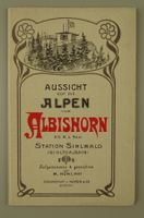RUNDSICHT VOM ALBISHORN, PANORAMA 1902