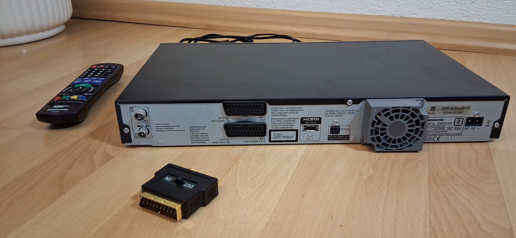 Panasonic Sistemi audio & multimediali: Panasonic DVD-Recorder DMR-EH545 – Usato da Frauenfeld venduto da globallo 2