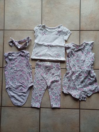 5 teiliges Sommerpaket 74 für Mädchen