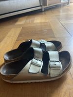 Birkenstock Sandalen Arizona silber Grösse 41 gebraucht