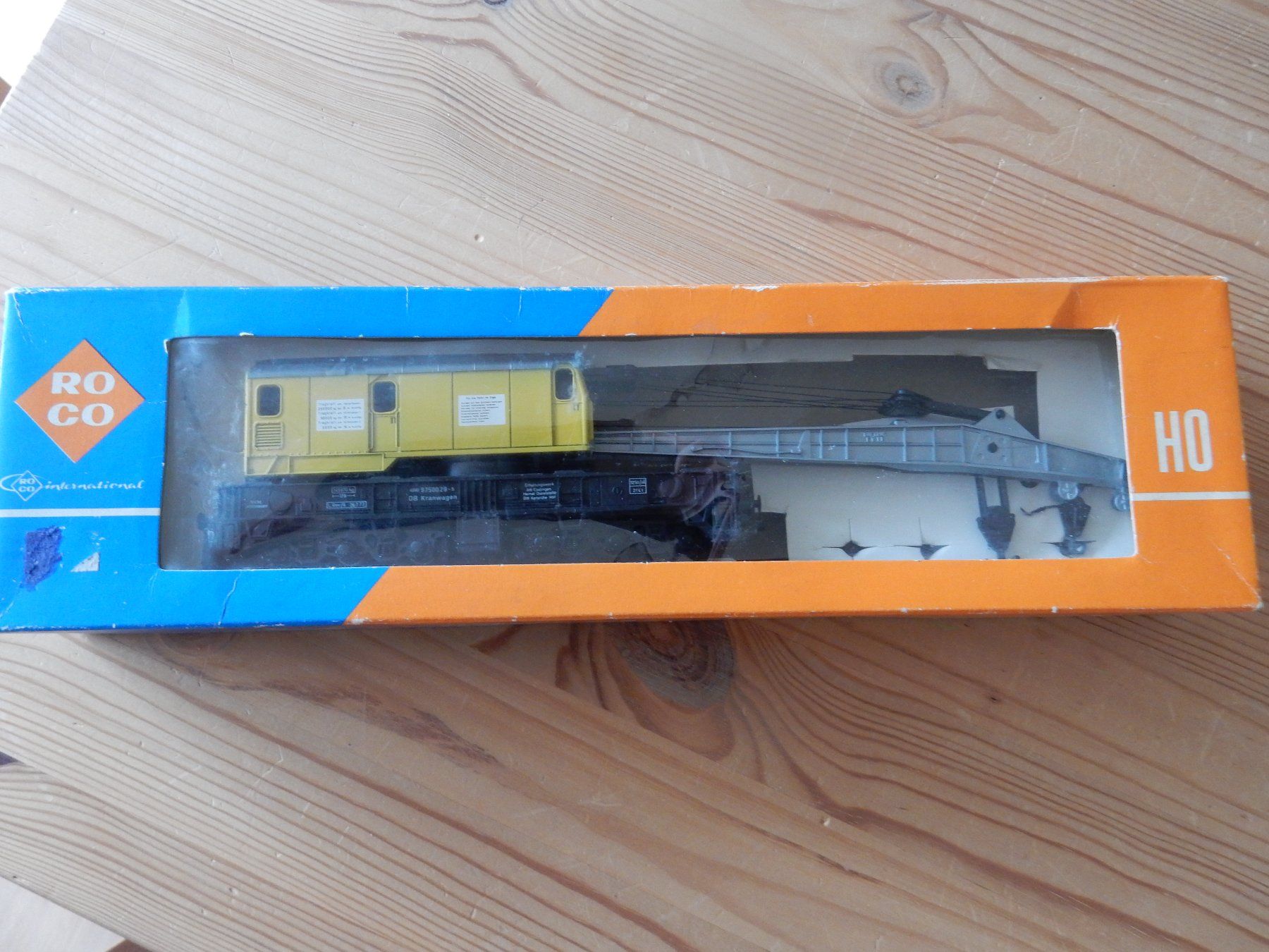 Roco Kit di modellismo & Modellini statici: Modell: beweglicher Eisenbahn-Kran ROCO H0 4316B – Usato da Jona venduto da simongarden