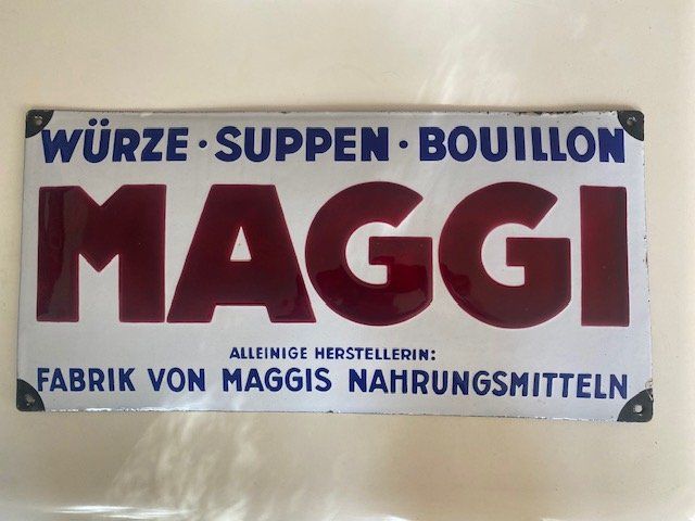 Maggi Insegne: MAGGI Würze Suppen Bouillon – Usato da Sissach venduto da Goldfrapp666