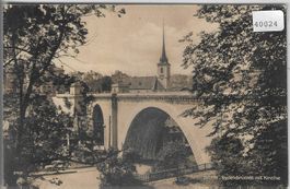 Bern - Nydekbrücke mit Kirche