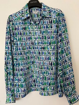 Wunderschöne CELINE Paris Vintage Bluse Gr 40 neuwertig