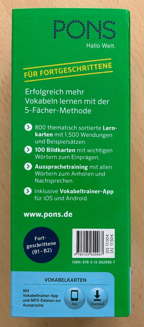 Altro materiale scolastico: PONS Power-Vokabelbox ENGLISCH – Nuovo (secondo la descrizione) da Root venduto da essafa 2