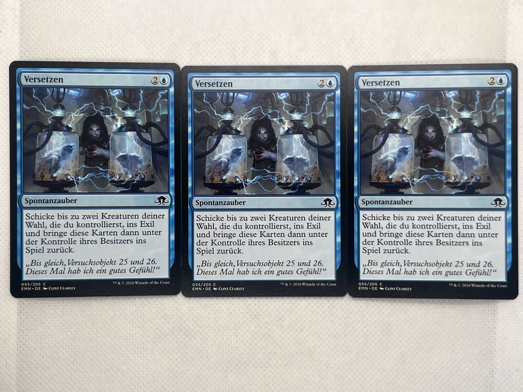 Magic The Gathering Carte collezionabili: MTG Versetzen EMN 055 Deutsch Common 3x – Usato da Hinterkappelen venduto da Kim1992