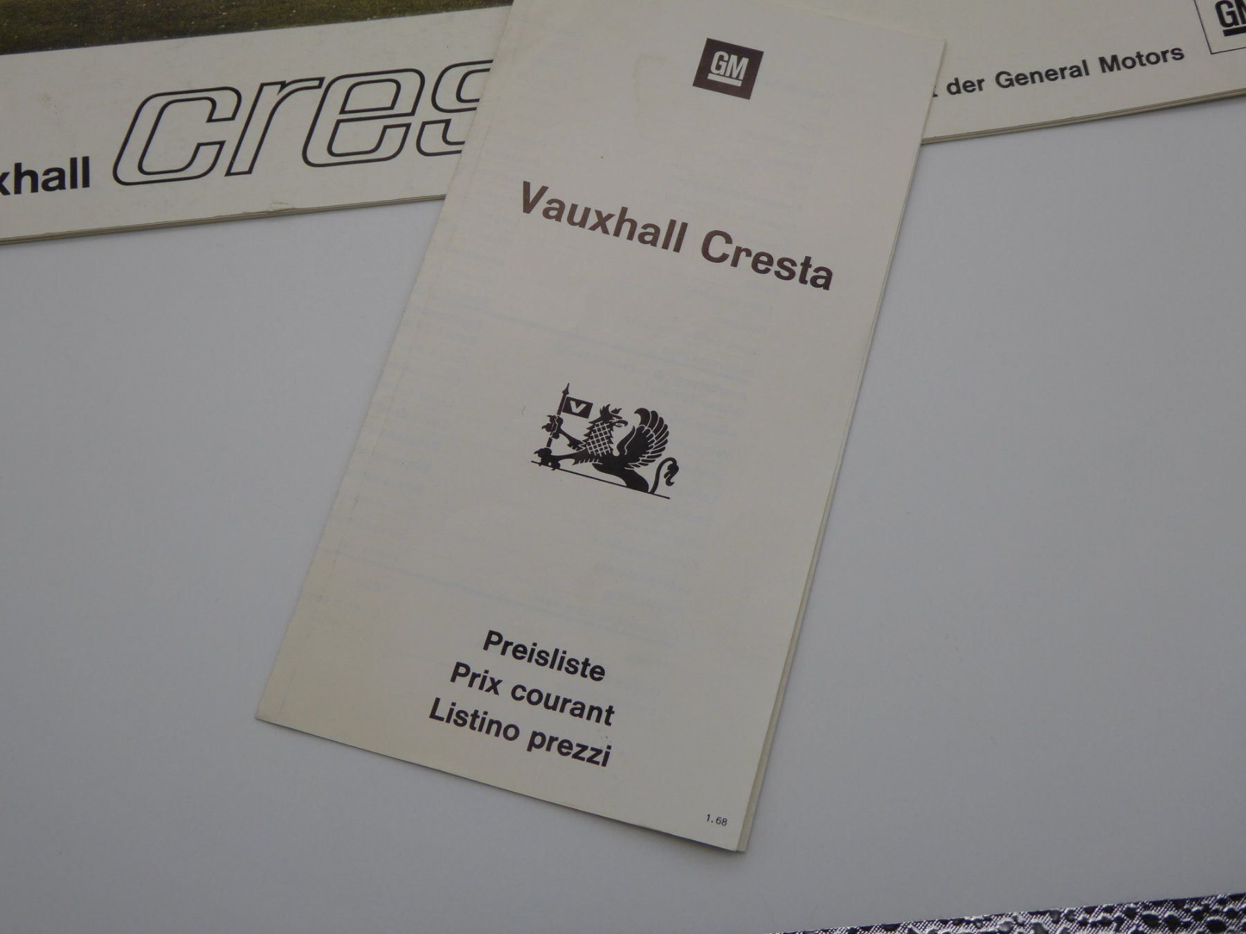Documenti: Vauxhall Cresta 2 Prospekte – Usato da Safenwil venduto da efclassics 3