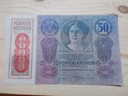 Fünfzig Kronen Note 