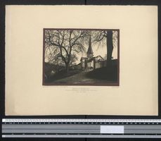 Fotografie Wiedikon, Kirche und Friedhof
