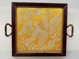 Serviertableau Vintage Service Tableau Antik 1920